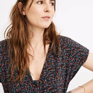 Madewell | Easy Midi Dress in Fieldwalk Floral